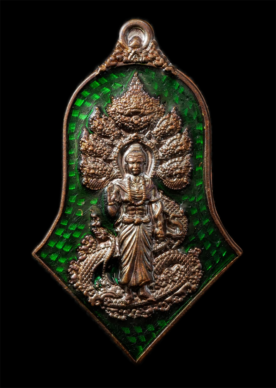 30Jun25 (224)p.jpg - เหรียญพญานาคราช รุ่นทรัพย์นาคา วัดแก้วเสด็จ(ตำนานพญานาค) บ้านโพนบก ต.นาถ่อน อ.ธาตุพนม จ.นครพนม ปี2563 เนื้อนวะลงยา แดง เขียว ฟ้า ชนิดละ 31 เหรียญ เหรี [..] | https://kamulet.in.th